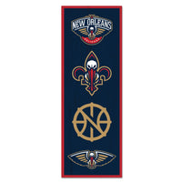 New Orleans Pelicans Wood Sign 6" x 17"