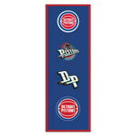 Detroit Pistons Wood Sign 6" x 17"