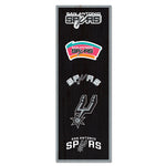 San Antonio Spurs Wood Sign 6" x 17"