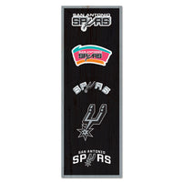 San Antonio Spurs Wood Sign 6" x 17"