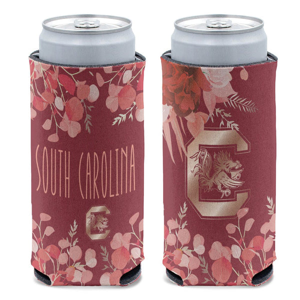 South Carolina Gamecocks Eucalyptus 12 oz Slim Can Cooler