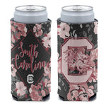 South Carolina Gamecocks Floral 12 oz Slim Can Cooler