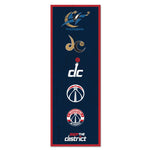 Washington Wizards Wood Sign 6" x 17"