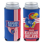 Kansas Jayhawks 12 oz Slim Can Cooler