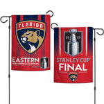 Eastern Conference Champions Florida Panthers Garden Flags 2 sided 12.5" x 18"