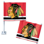 Chicago Blackhawks Car Flag 11.75" x 14"