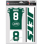 New York Jets Multi Use 3 Fan Pack Aaron Rodgers