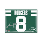 New York Jets Metal Magnet 2.5" x 3.5" Aaron Rodgers