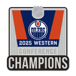 Western Conference Champions Edmonton Oilers Collector Pin Jewelry Card