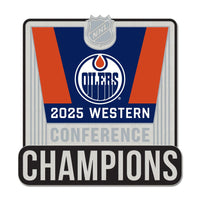 Western Conference Champions Edmonton Oilers Collector Pin Jewelry Card