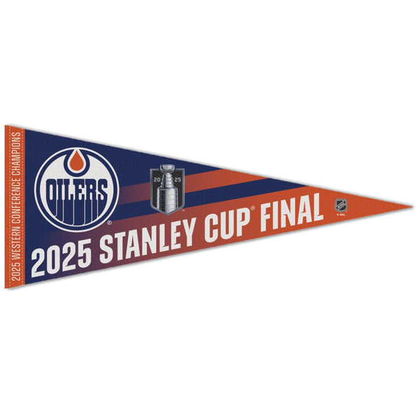 Western Conference Champions Edmonton Oilers Premium Pennant 12" x 30"