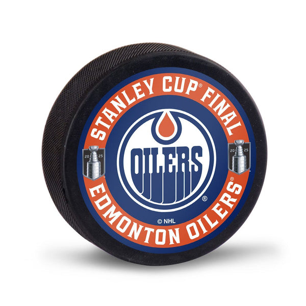 Western Conference Champions Edmonton Oilers Hockey Puck Packaged