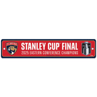 Eastern Conference Champions Florida Panthers Street / Zone Sign 3.75" x 19"