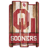 Wholesale-Oklahoma Sooners Wood Fence Sign