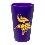Minnesota Vikings Team Color 16 oz Silicone Pint Glass
