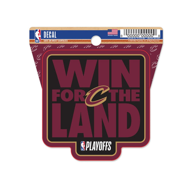 NBA Playoffs Cleveland Cavaliers Clean Cut Decal 3" x 4"
