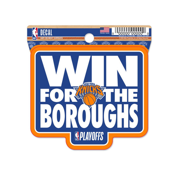 NBA Playoffs New York Knicks Clean Cut Decal 3" x 4"
