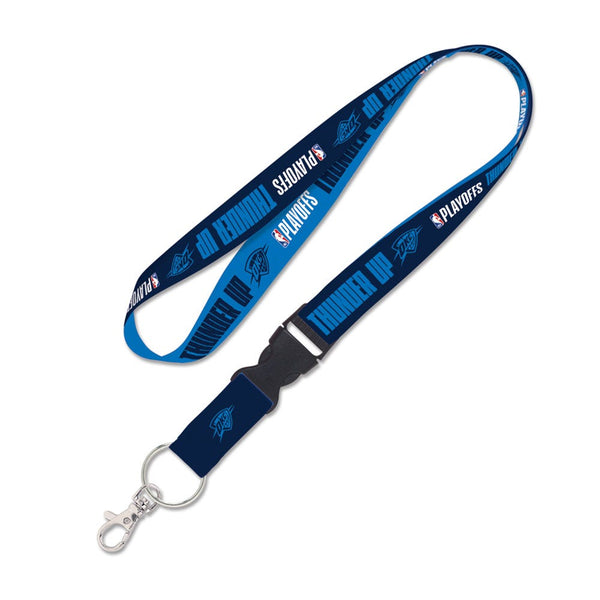 NBA Playoffs Oklahoma City Thunder Lanyard w/detachable buckle 1"