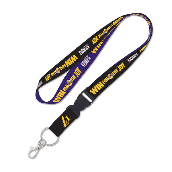 NBA Playoffs Los Angeles Lakers Lanyard w/detachable buckle 1"