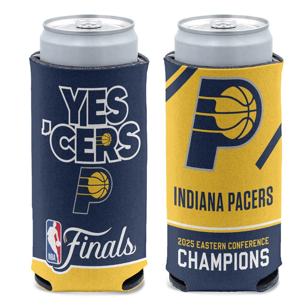 Eastern Conference Champions Indiana Pacers 2025 NBA Eastern Conferenc 12 oz Slim Can Cooler