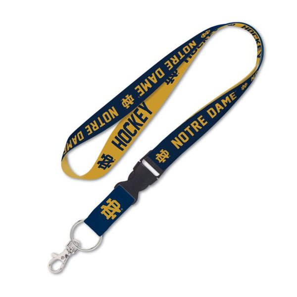 Wholesale-Notre Dame Fighting Irish HOCKEY Lanyard w/detachable buckle 1"