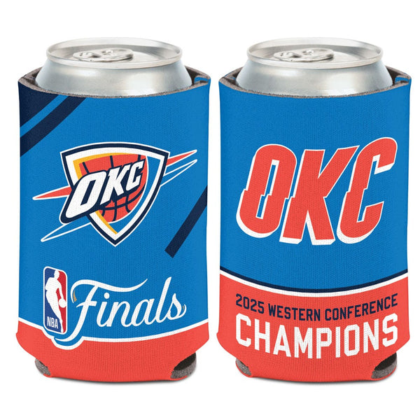 Western Conference Champions Oklahoma City Thunder 2025 NBA Western Co Can Cooler 12 oz.