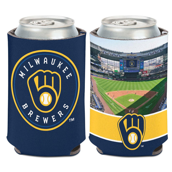 Milwaukee Brewers Stadium MLB Can Cooler 12 oz.
