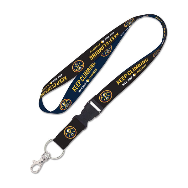 NBA Playoffs Denver Nuggets Lanyard w/detachable buckle 1"