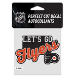 Philadelphia Flyers Perfect Cut Color Decal 4" x 4"