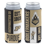 Wholesale-Purdue Boilermakers Block 12 oz Slim Can Cooler