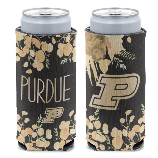 Wholesale-Purdue Boilermakers Eucalyptus 12 oz Slim Can Cooler