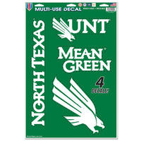 North Texas Mean Green Multi-Use Decal 11" x 17"