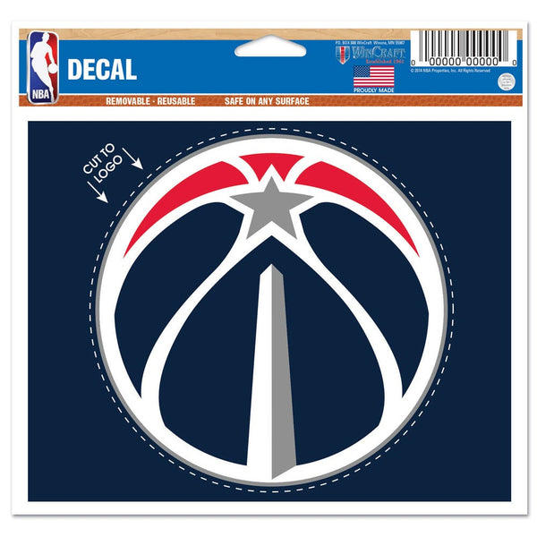 Washington Wizards Multi-Use Decal - cut to logo 5" x 6"