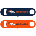 Denver Broncos Metal Bottle Opener 2 Sided