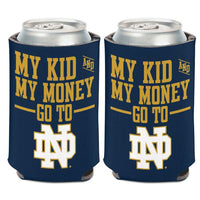 Wholesale-Notre Dame Fighting Irish MY KID AND MY MONEY Can Cooler 12 oz.