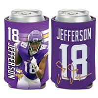 Minnesota Vikings Can Cooler 12 oz. Justin Jefferson