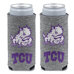 TCU Horned Frogs 12 oz Slim Can Cooler