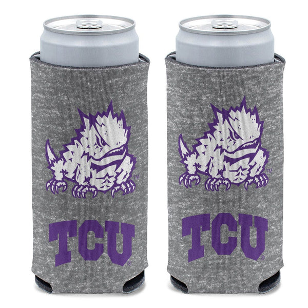 TCU Horned Frogs 12 oz Slim Can Cooler