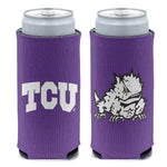TCU Horned Frogs 12 oz Slim Can Cooler