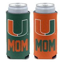 Miami Hurricanes MOM 12 oz Slim Can Cooler