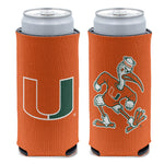 Miami Hurricanes 12 oz Slim Can Cooler