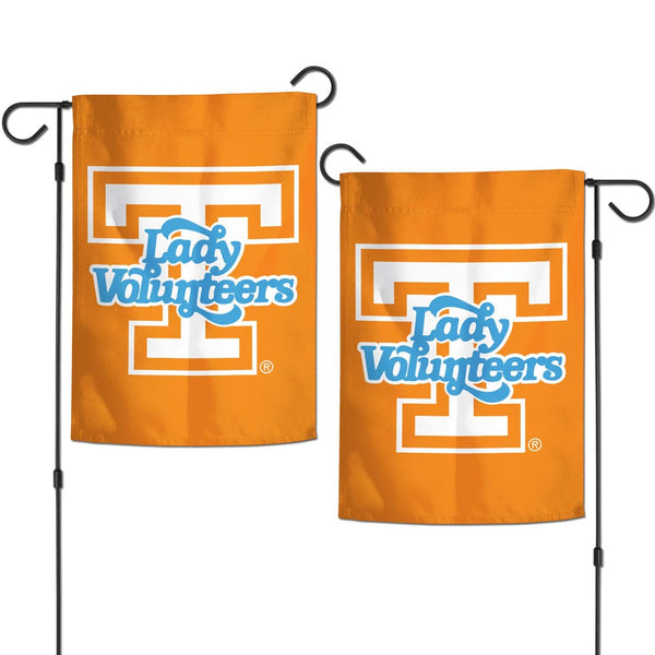 Tennessee Volunteers LADY VOLUNTEERS Garden Flags 2 sided 12.5" x 18"