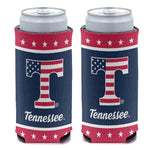 Tennessee Volunteers / Stars and Stripes NCAA 12 oz Slim Can Cooler