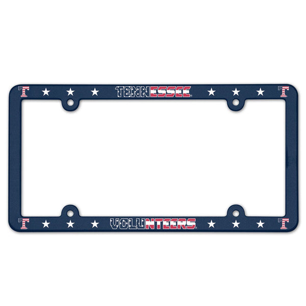 Tennessee Volunteers / Stars and Stripes NCAA Lic Plate Frame Full Color