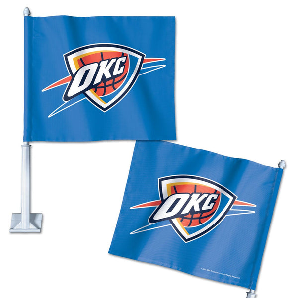 Oklahoma City Thunder Car Flag 11.75" x 14"