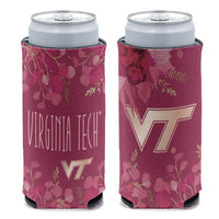 Wholesale-Virginia Tech Hokies EUCALYPTUS 12 oz Slim Can Cooler