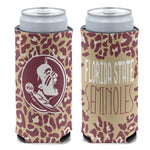 Wholesale-Florida State Seminoles LEOPARD 12 oz Slim Can Cooler