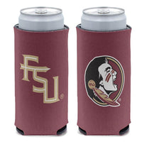 Wholesale-Florida State Seminoles LOGOS 12 oz Slim Can Cooler