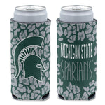 Wholesale-Michigan State Spartans LEOPARD 12 oz Slim Can Cooler