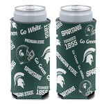 Wholesale-Michigan State Spartans 12 oz Slim Can Cooler